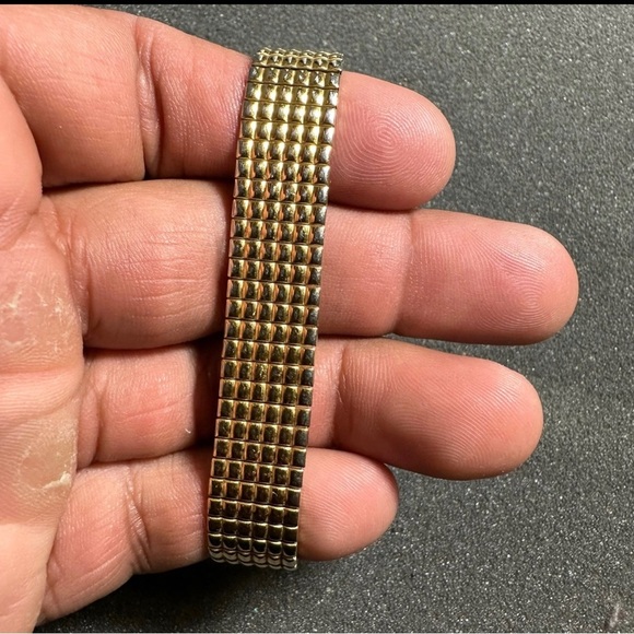 Swanson Miyota Ladies Quartz Watch Gold Tone Blue Dial Working New Battery - Picture 8 of 11